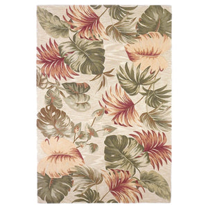 Sparta 3148 Palm Leaves Beige Rug - Baconco