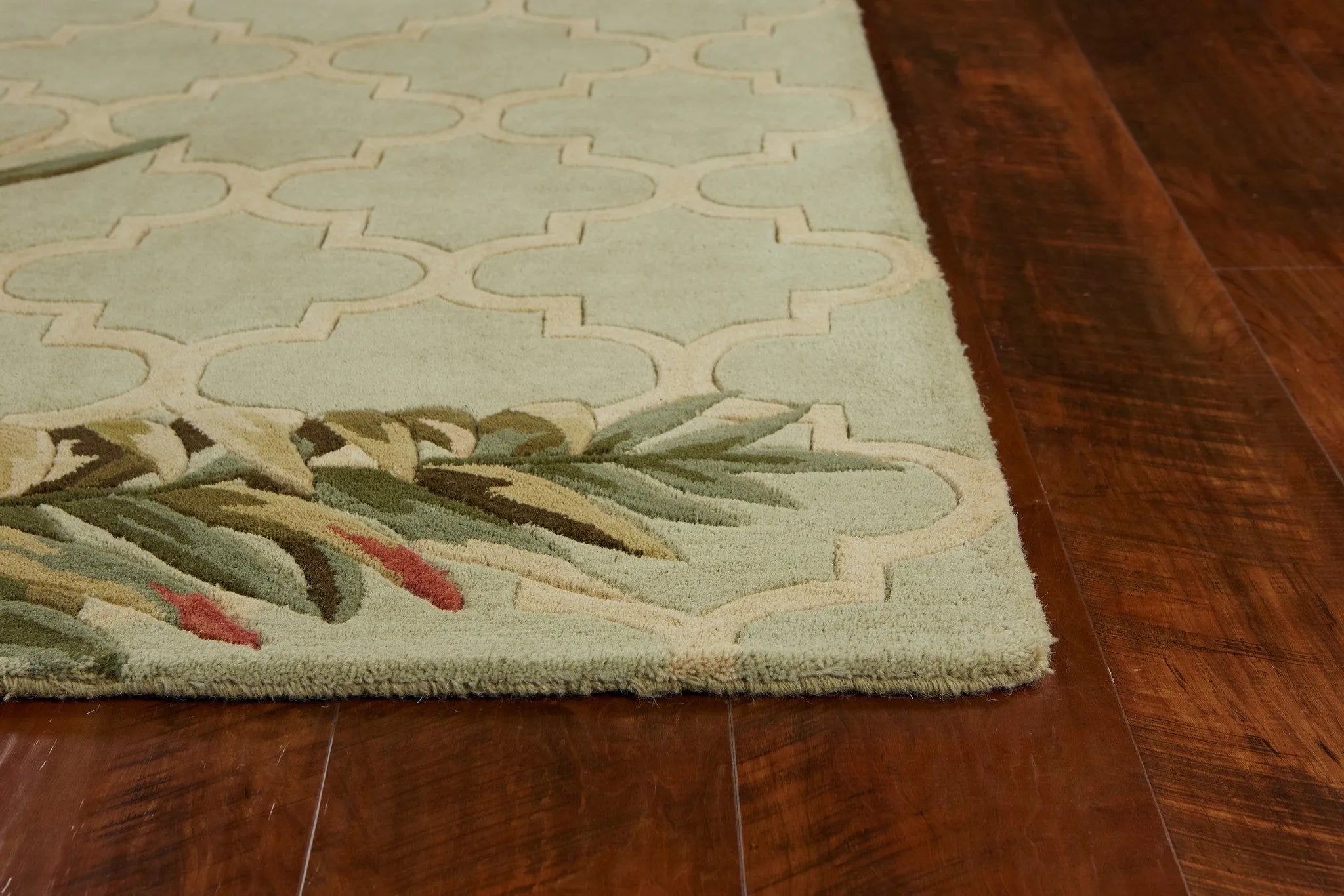 Sparta 3153 Tropical Mosaic Sage Rug - Baconco