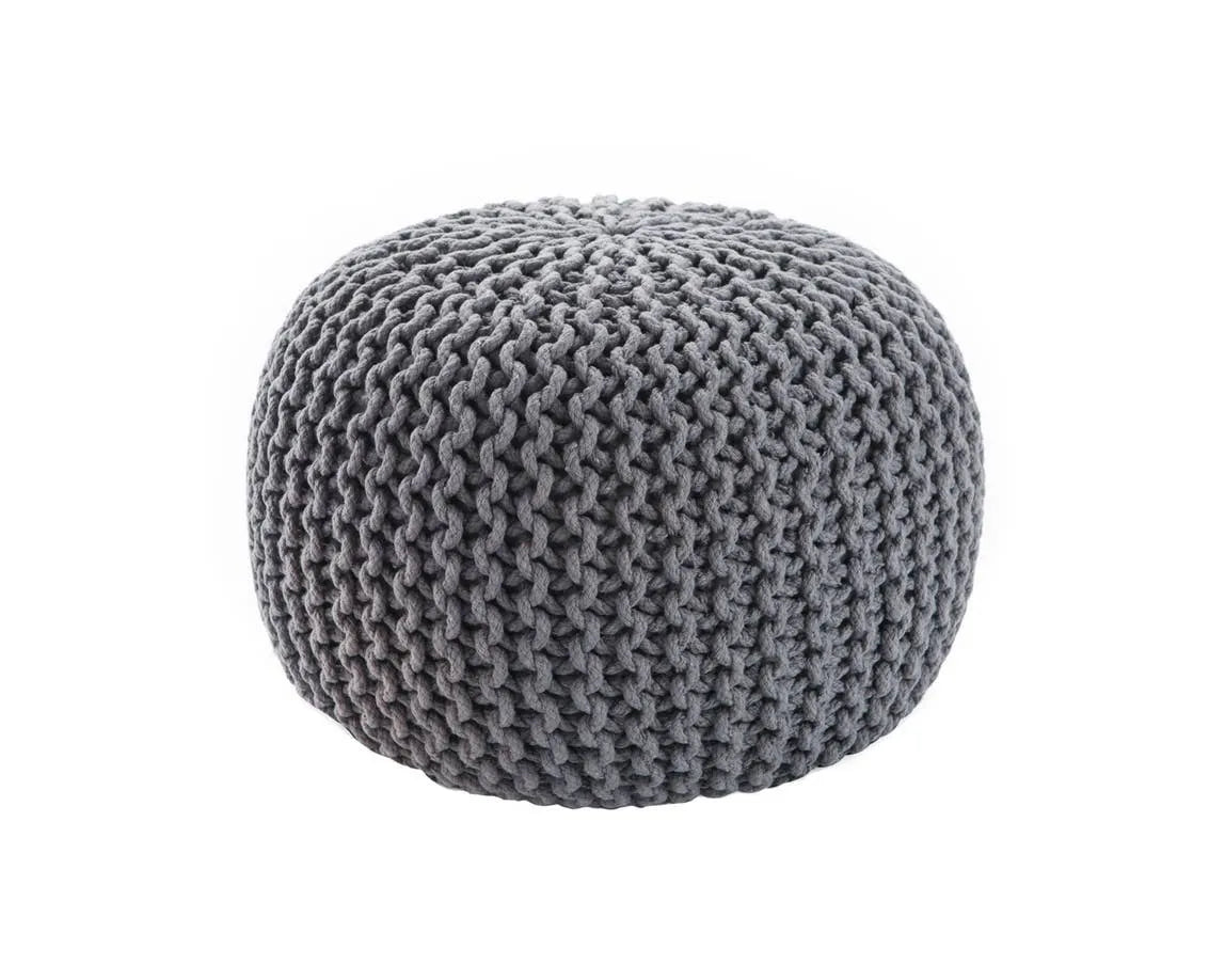 Spectrum Pouf STP04 Grey Pouf - Baconco