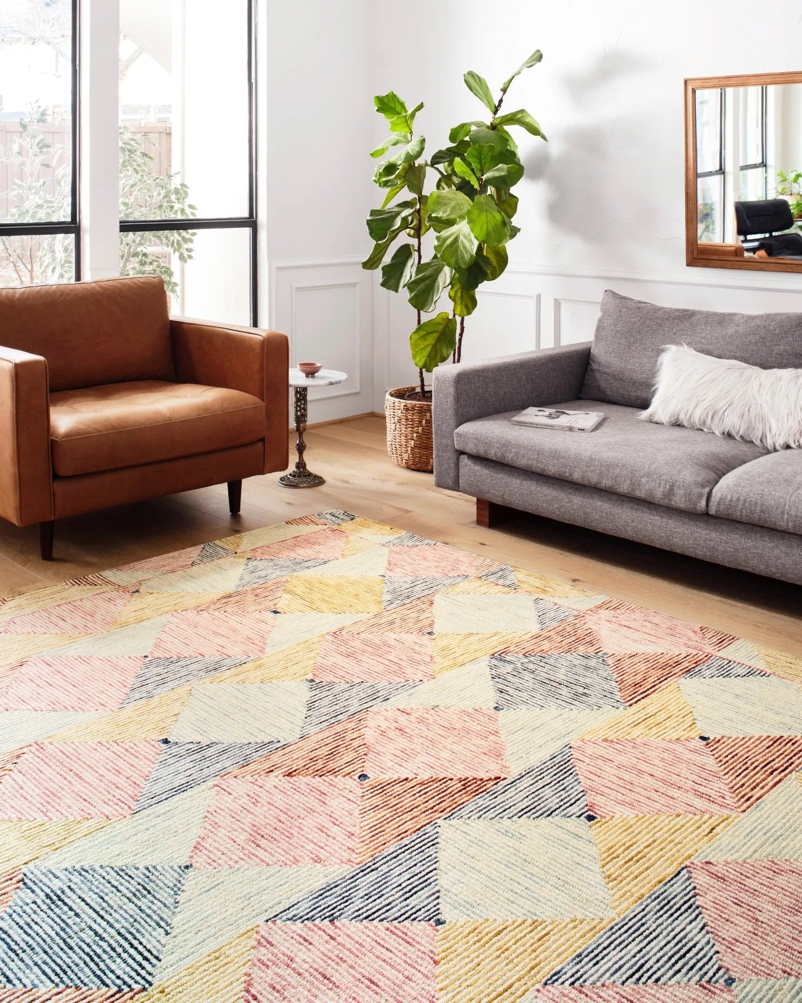 Spectrum Spe-01 Ivory/Multi Rug - Baconco