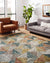 Spectrum Spe-01 Lagoon/Spice Rug - Baconco