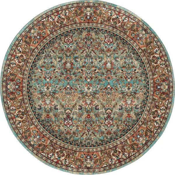 Spice Market Tigris Aquamarine 90662 50123 Rug - Baconco