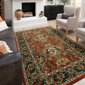 Spice Market 90938 30048 Dhahar Garnet Rug - Baconco