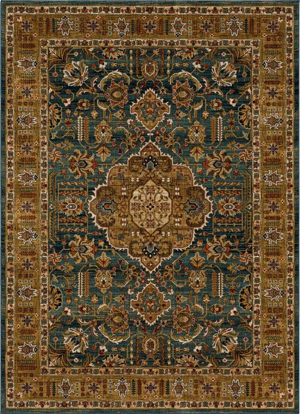 Spice Market Aksum Aquamarine 90933 50123 Rug - Baconco