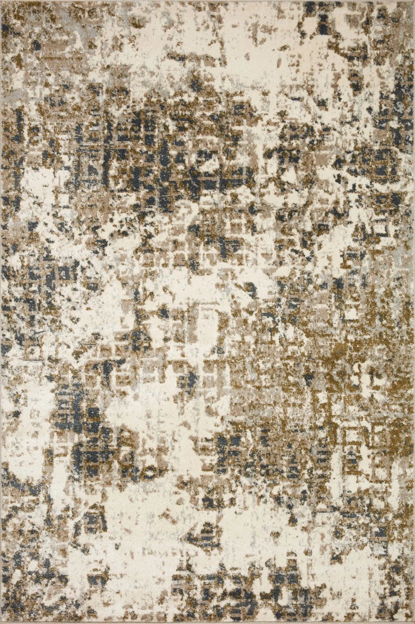 Spirit Spi-01 Pewter/Olive Rug - Baconco