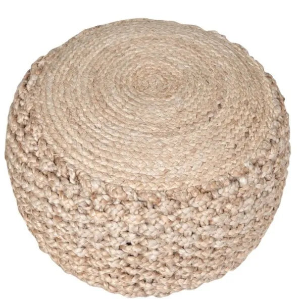 Spruce 99712NAT Natural Pouf - Baconco