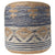 Spruce 99756NNV Natural Navy Pouf - Baconco