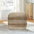 Spruce 99759NAT Natural Pouf - Baconco