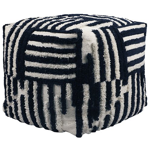 Stacy Garcia 34127NAV Navy Pouf - Baconco