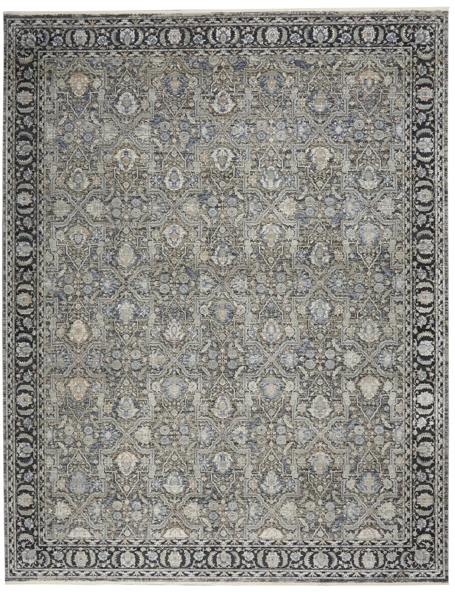 Starry Nights STN10 Grey/Navy Rug - Baconco