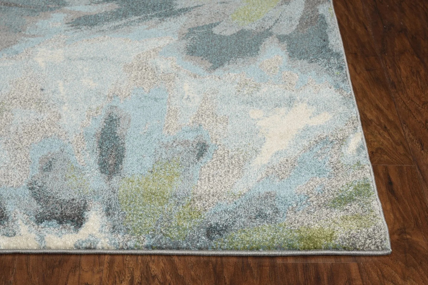 Stella 6264 Splash Teal Rug - Baconco