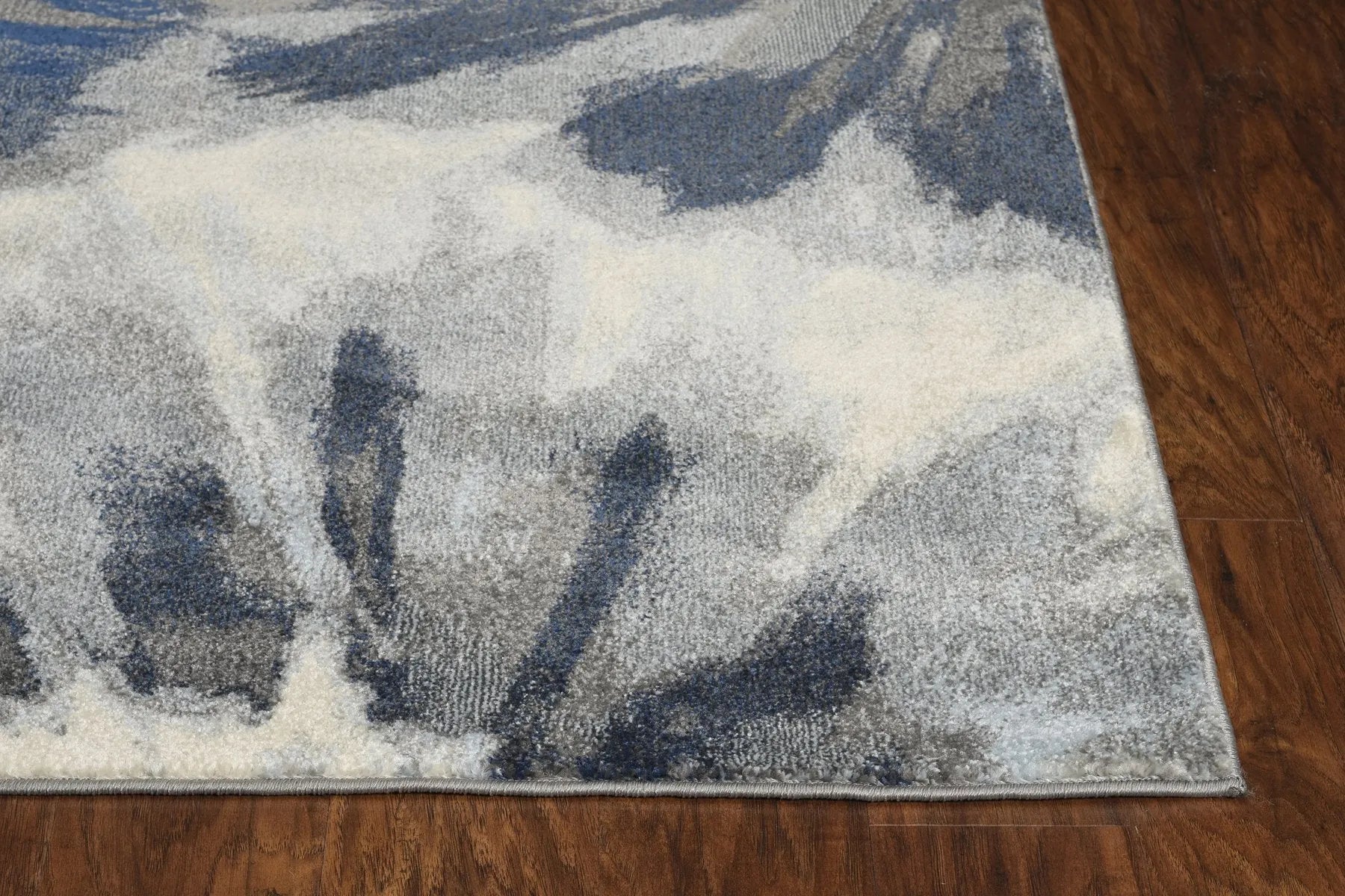 Stella 6265 Splash Ivory Blue Rug - Baconco