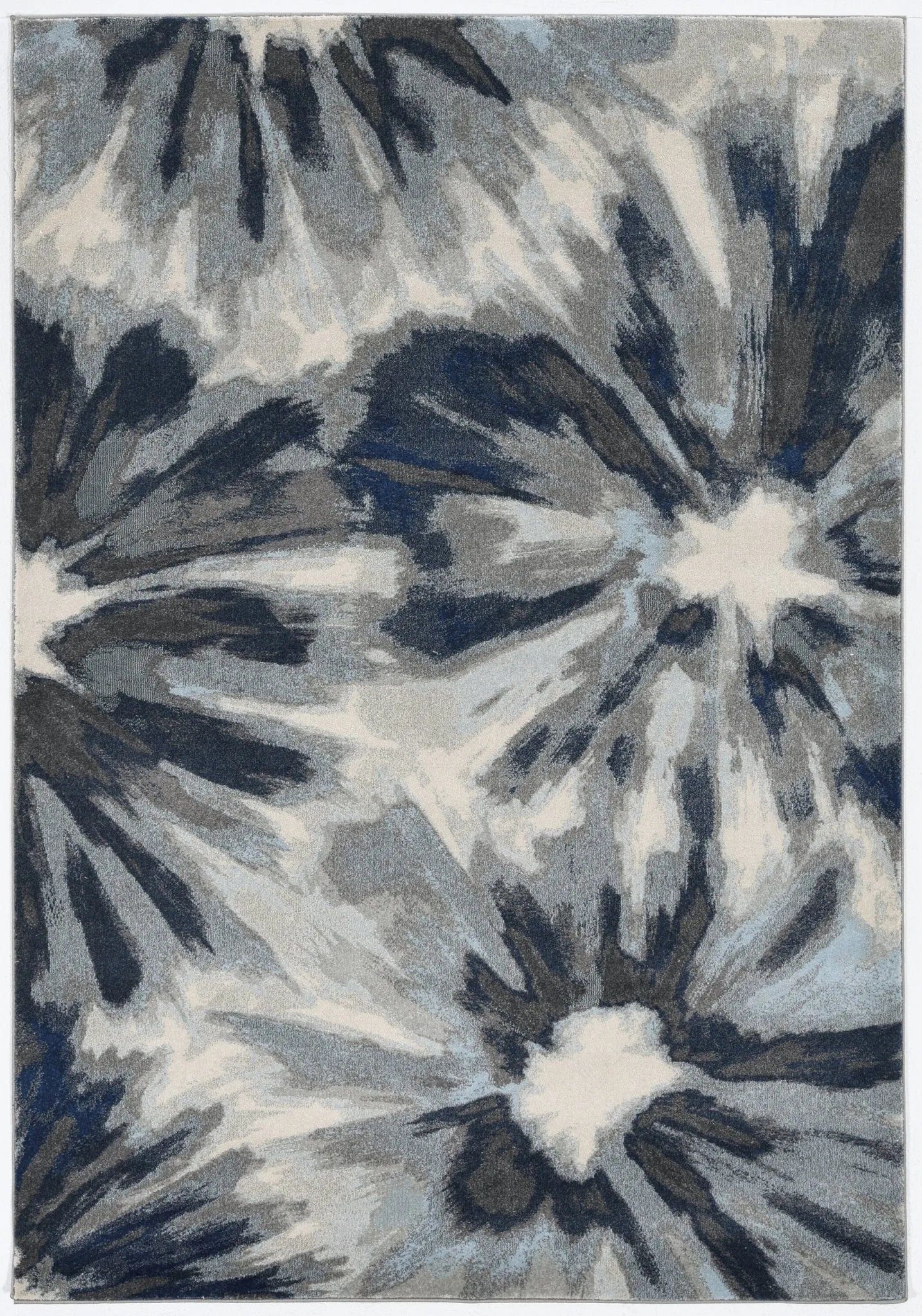 Stella 6265 Splash Ivory Blue Rug - Baconco