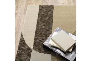 Strada Str02 Brown/Beige Rug - Baconco