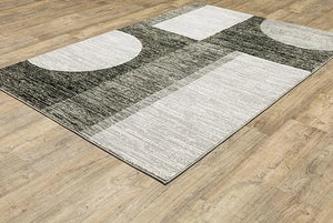 Strada Str06 Charcoal/Grey Rug - Baconco