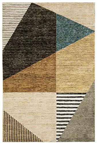 Strada Str10 Gold/Multi Rug - Baconco