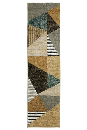 Strada STR10 Gold/Multi Rug - Baconco