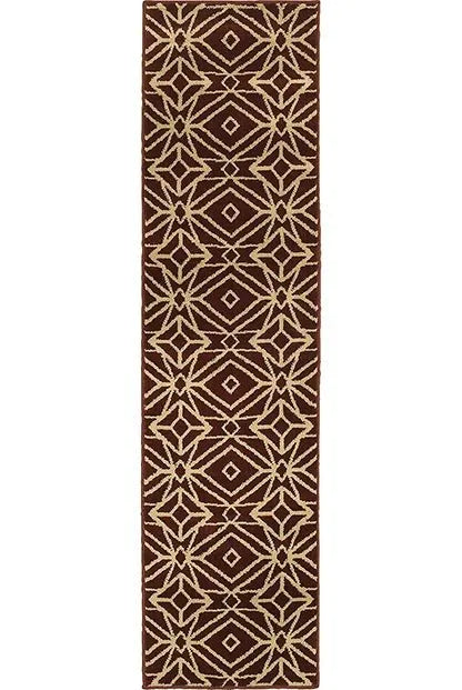 Stratton 5882B Red/Ivory Rug - Baconco