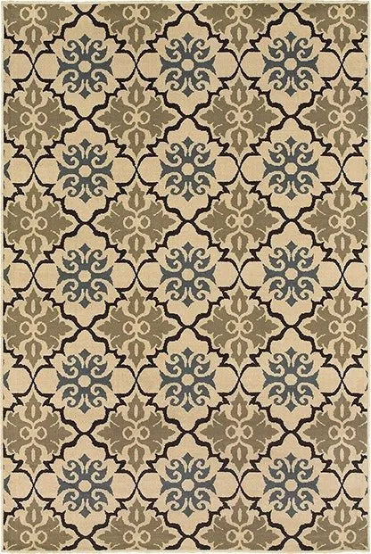 Stratton 6015A Blue/Green Rug - Baconco