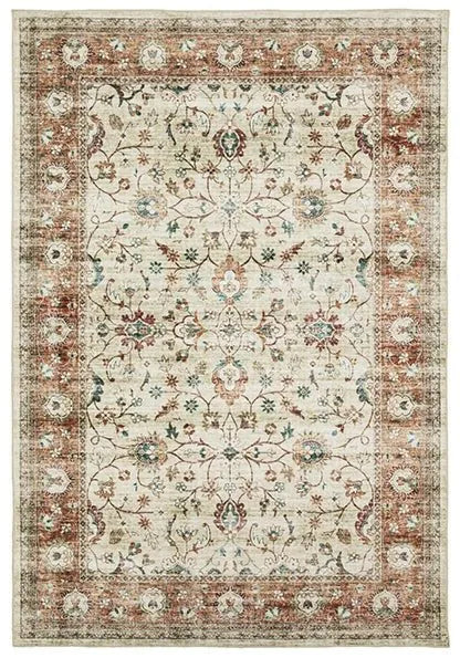 Sumter SUM03 Ivory/Rust Rug - Baconco