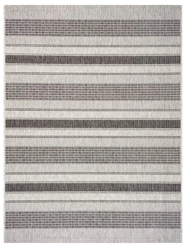 Sun shower 81246GYB Grey/Black Rug - Baconco