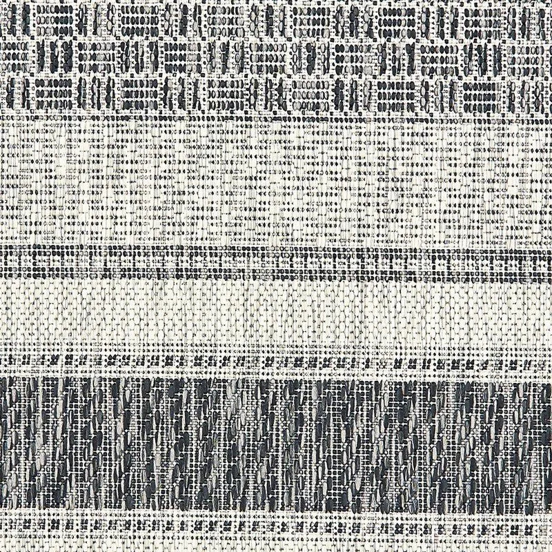 Sun shower 81246GYB Grey/Black Rug - Baconco