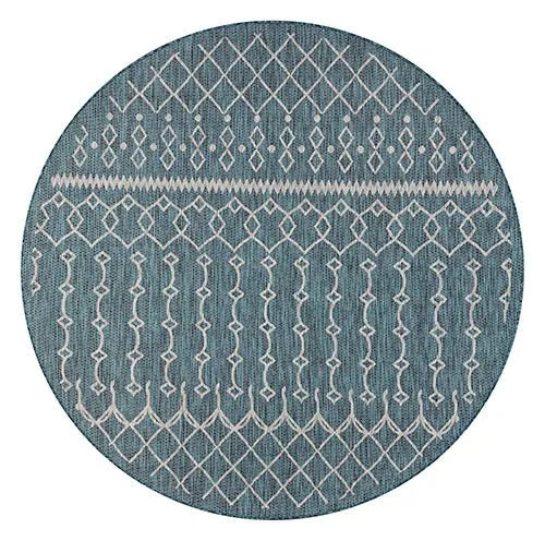 Sun shower 81247BGR Blue/Grey Rug - Baconco