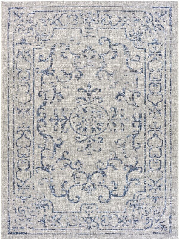 Sun shower 81249NVG Navy/Grey Rug - Baconco