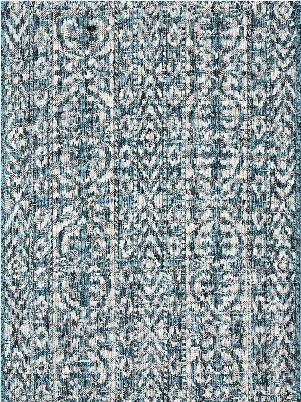 Sun shower 81250TLB Teal/Beige Rug - Baconco