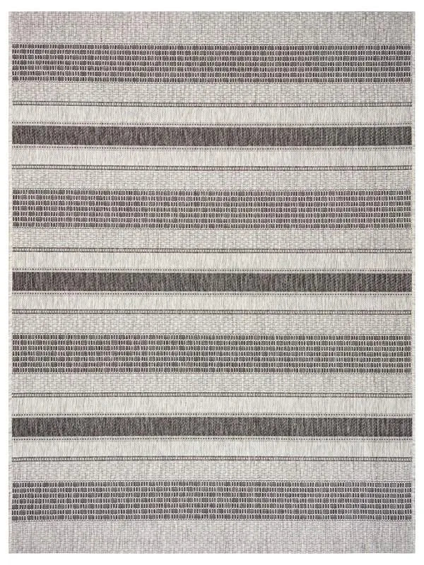 Sun Shower LR81246 Gray Black Rug - Baconco