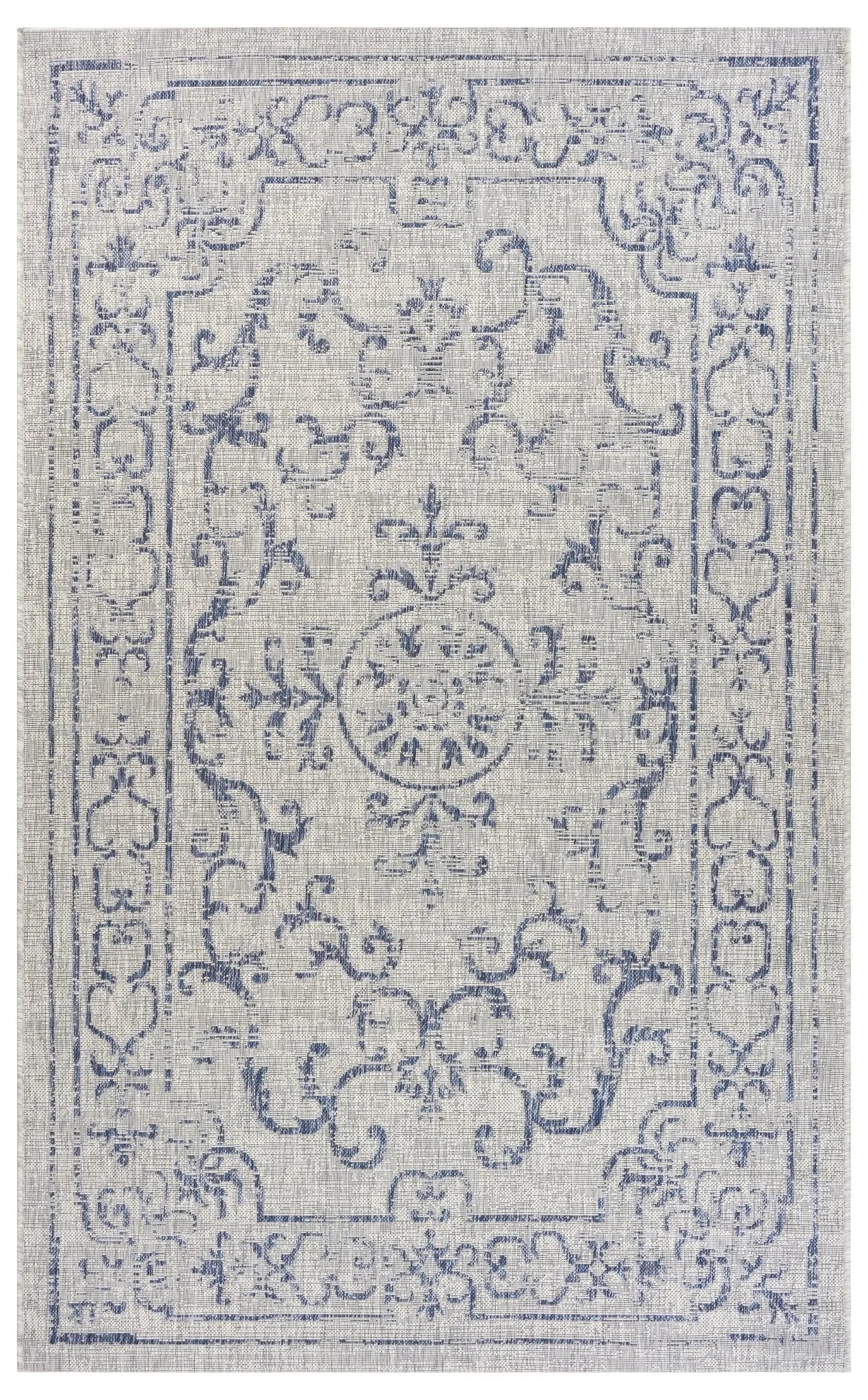 Sun Shower LR81249 Navy Gray Rug - Baconco