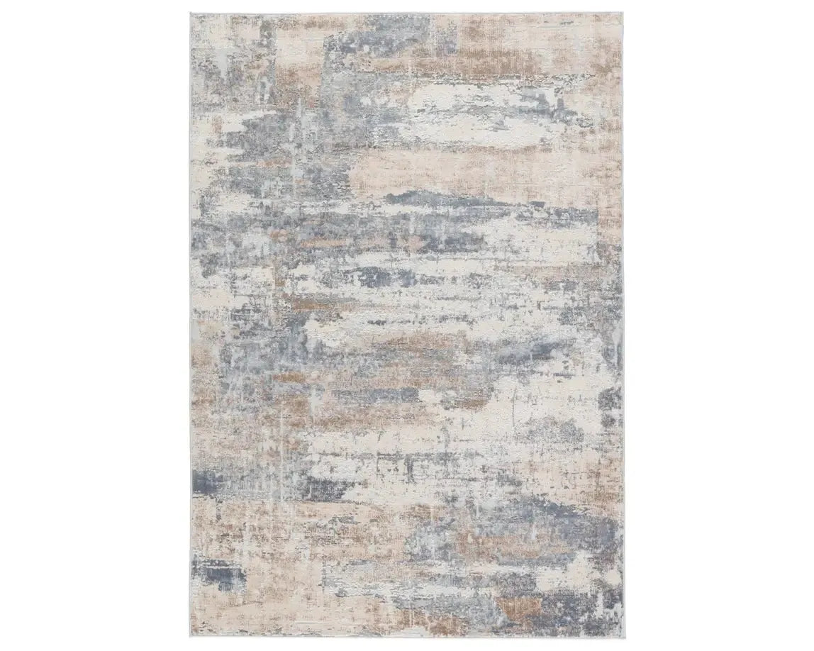 Sundar SUD02 Grey/Cream Rug - Baconco