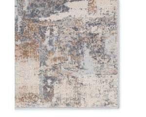 Sundar SUD02 Grey/Cream Rug - Baconco