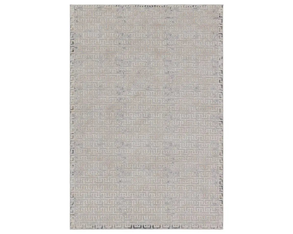 Sundar SUD06 Grey/Navy Rug - Baconco