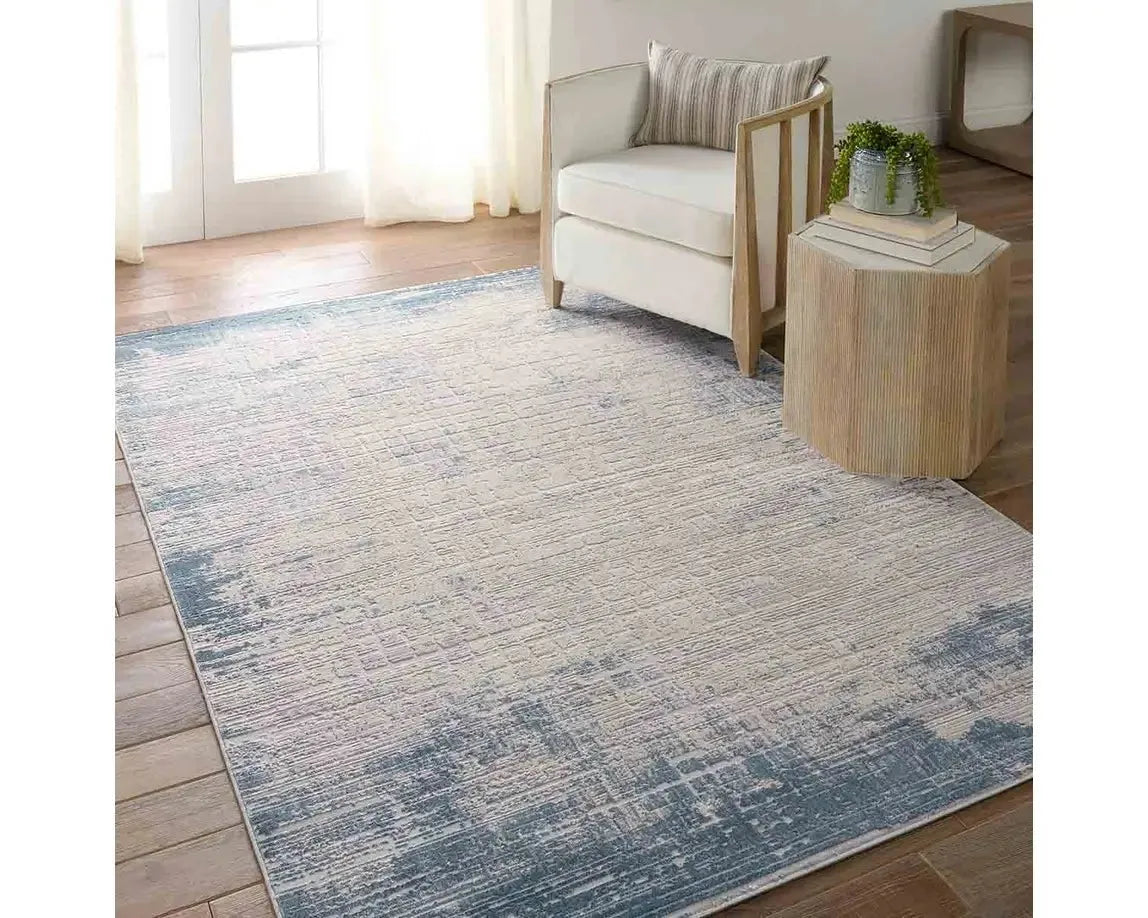 Sundar SUD08 Grey/Blue Rug - Baconco