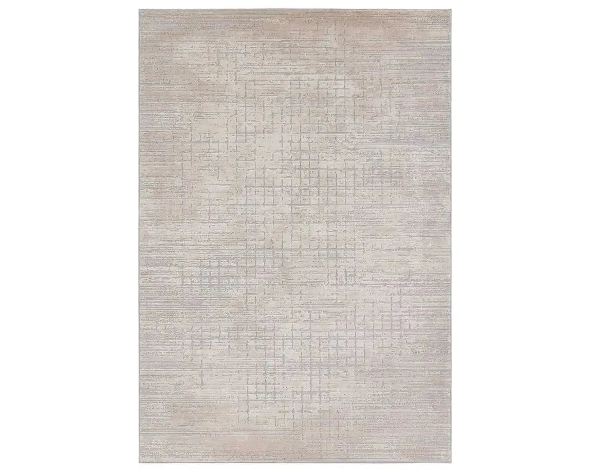 Sundar SUD09 Grey/Cream Rug - Baconco