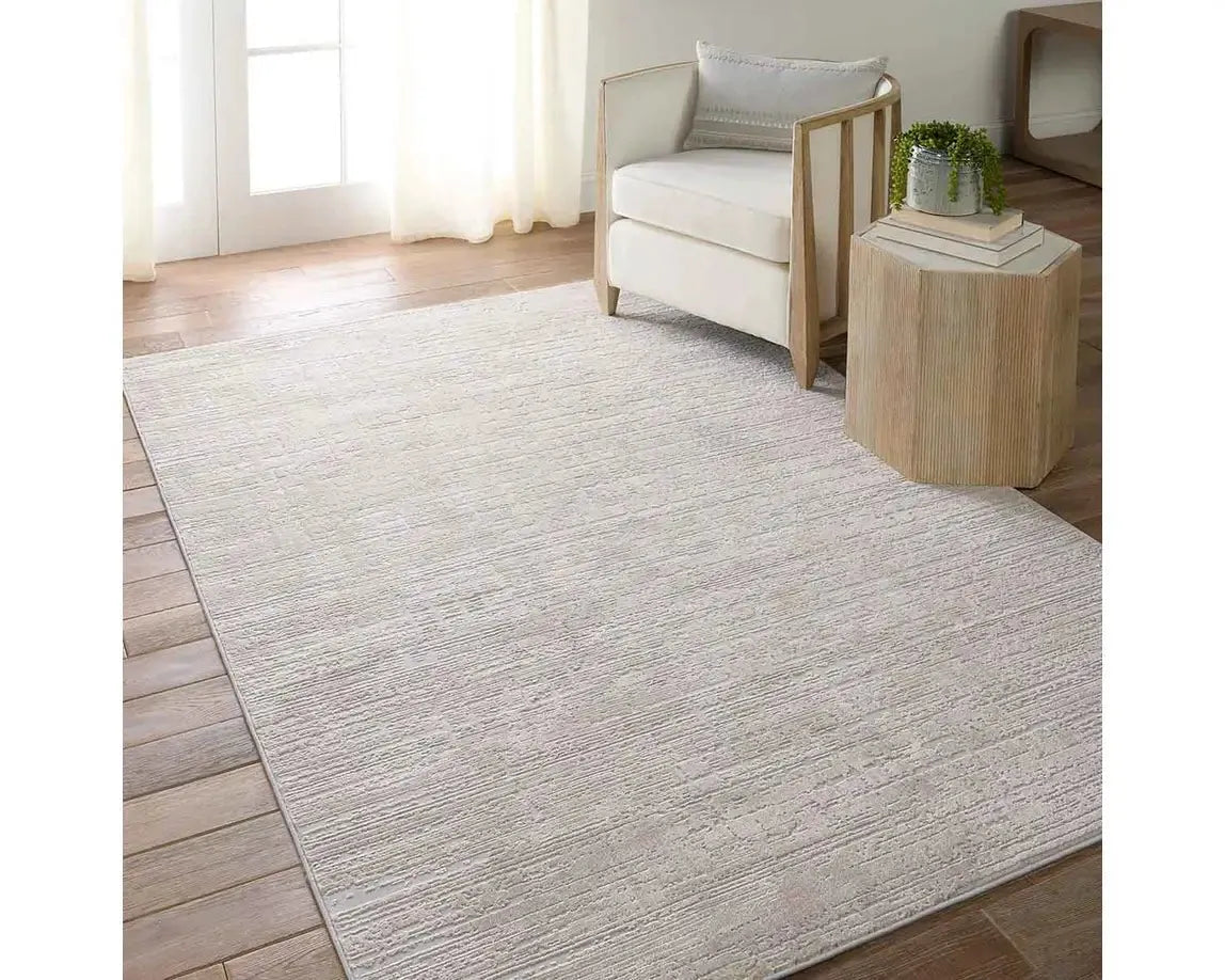 Sundar SUD09 Grey/Cream Rug - Baconco