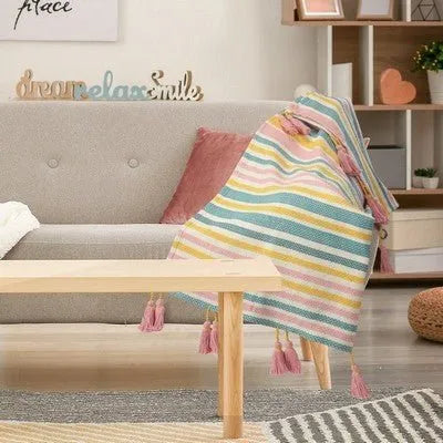 Sundry 80182MLT Multi Throw Blanket - Baconco