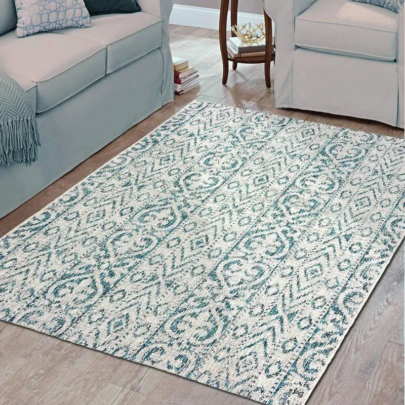 Sunshower Lr81242 Blue/Green Rug - Baconco