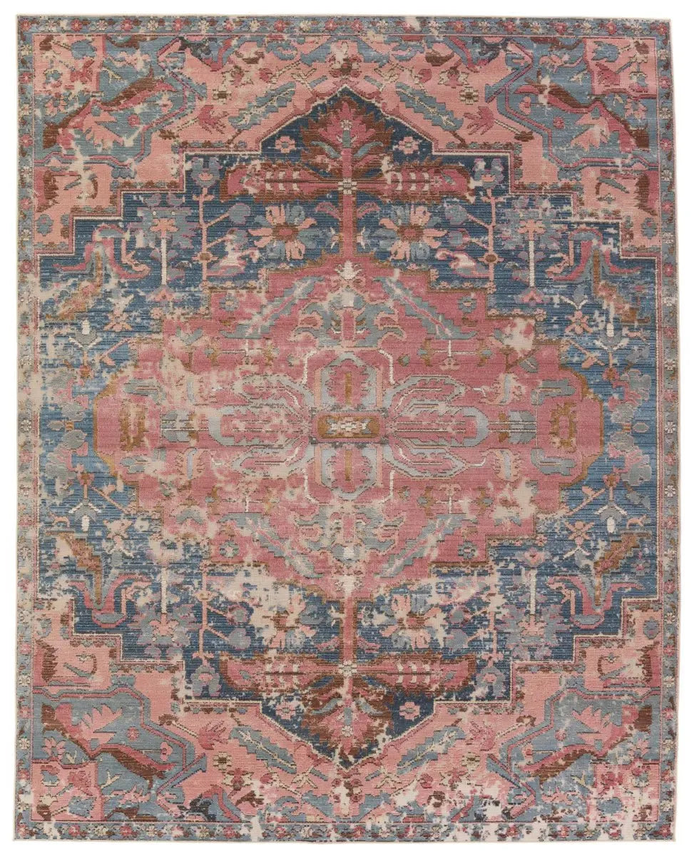 Swoon SWO02 Blue/Pink Rug - Baconco