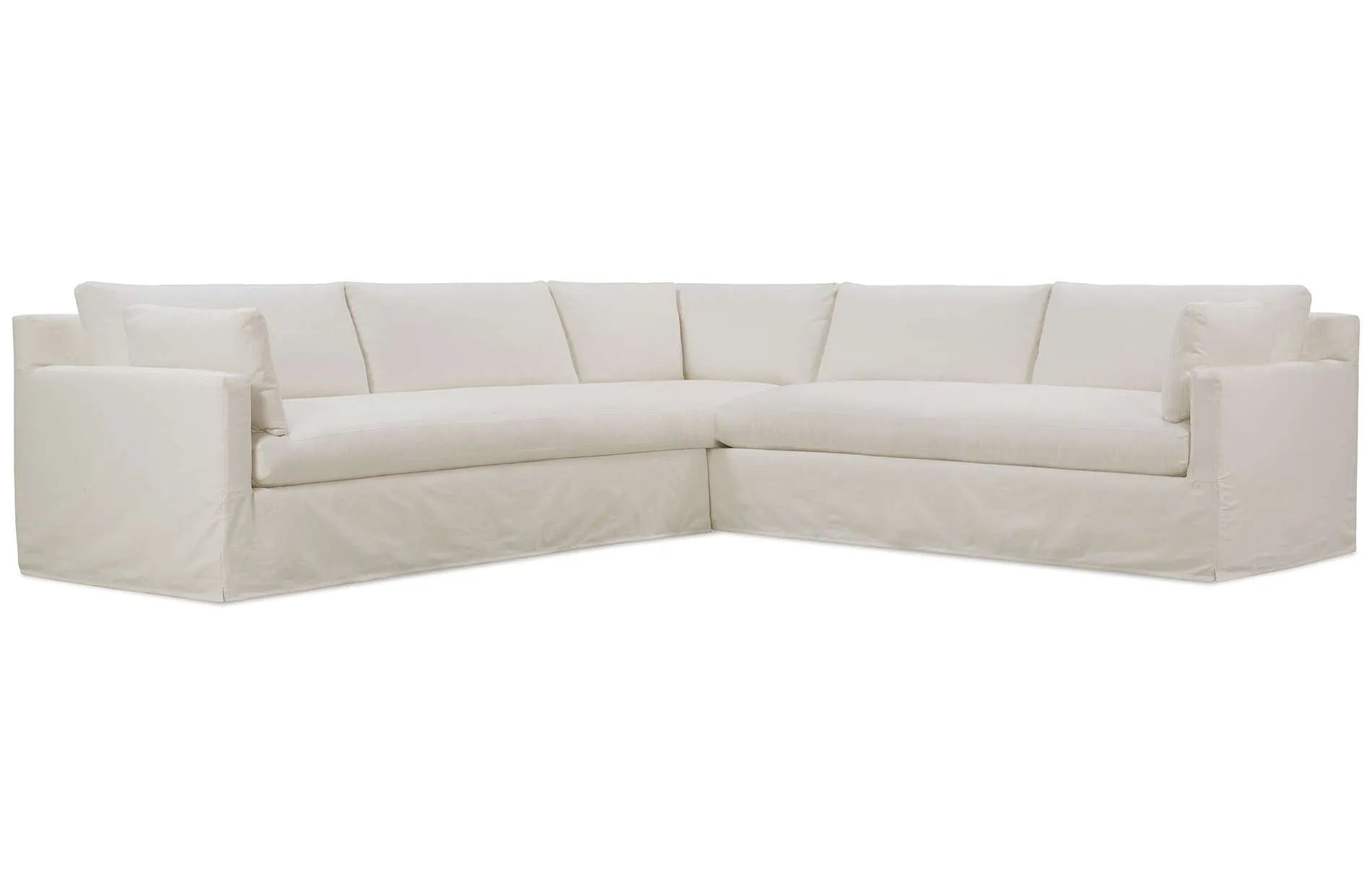 Sylvie Custom Slipcovered Sectional - Baconco