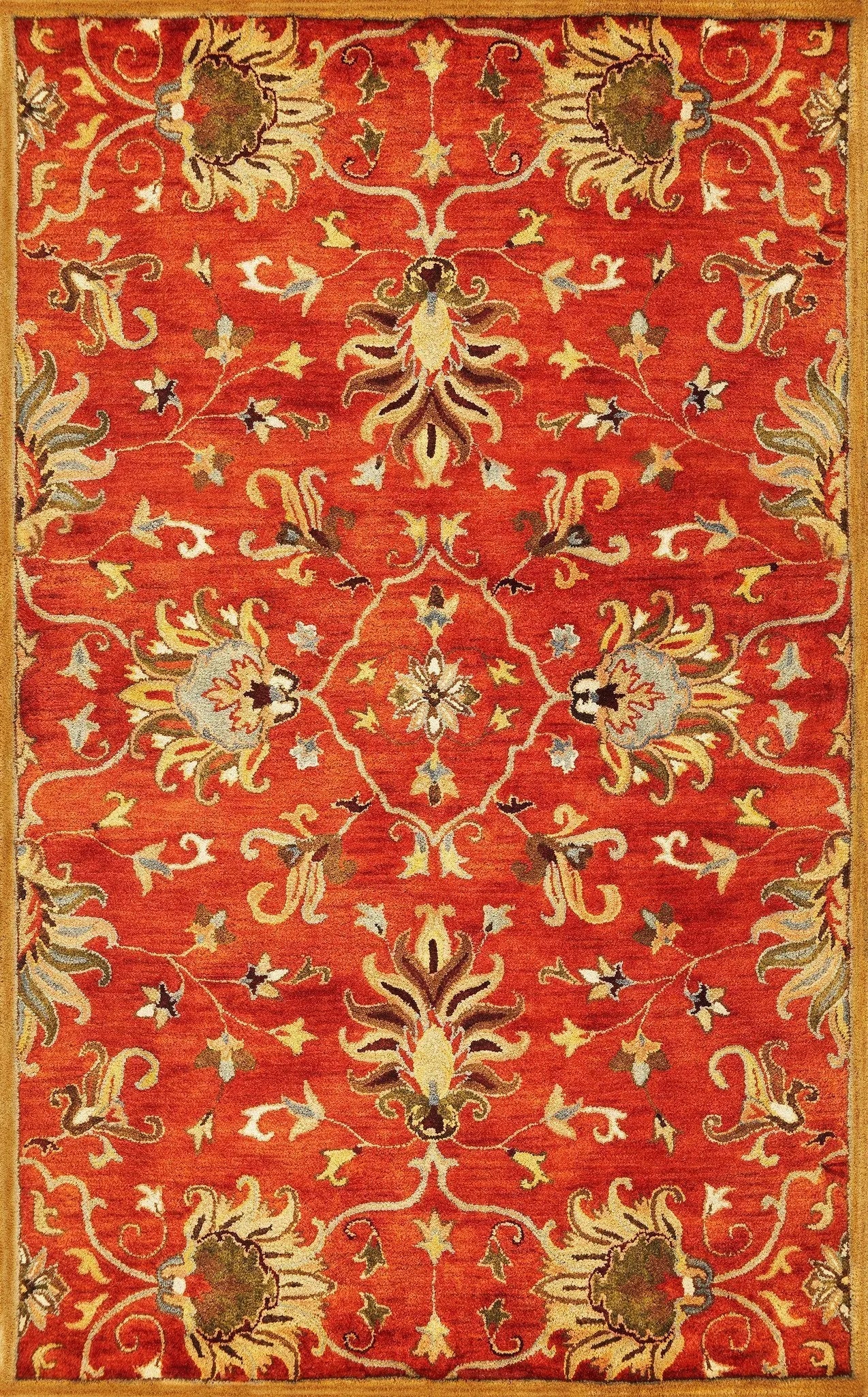 Syriana 6009 Agra Sienna Rug - Baconco