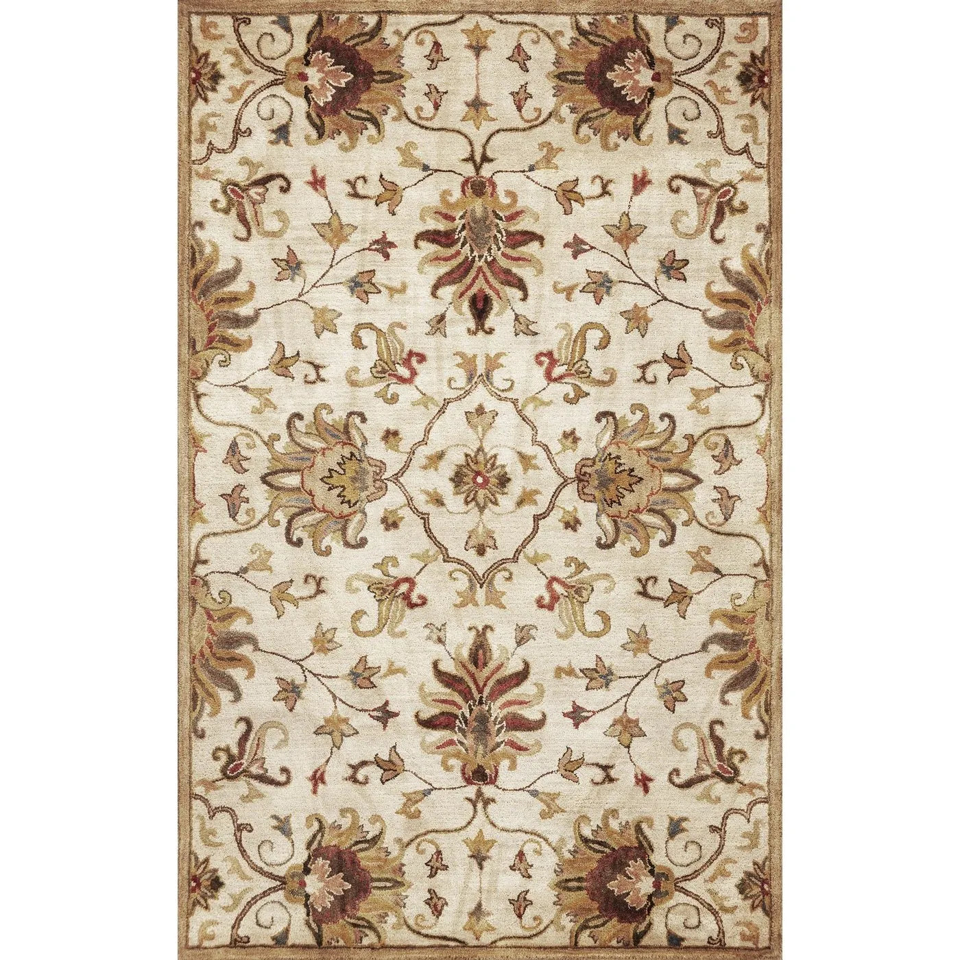 Syriana 6012 Agra Champagne Rug - Baconco