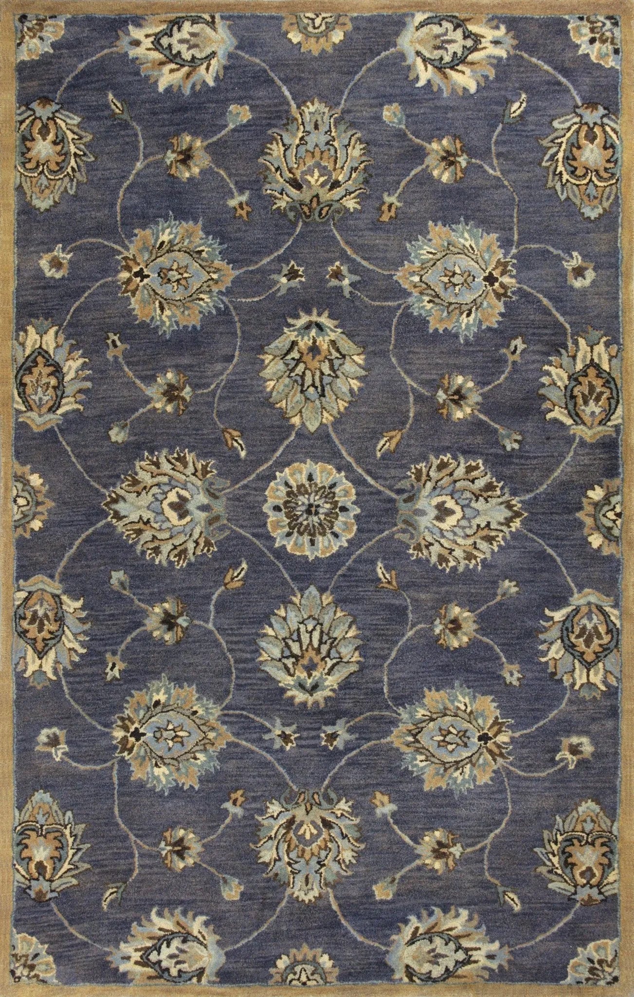 Syriana 6024 Kashan Midnight Rug - Baconco