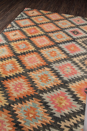 Tangier TAN 19 Black Rug - Baconco