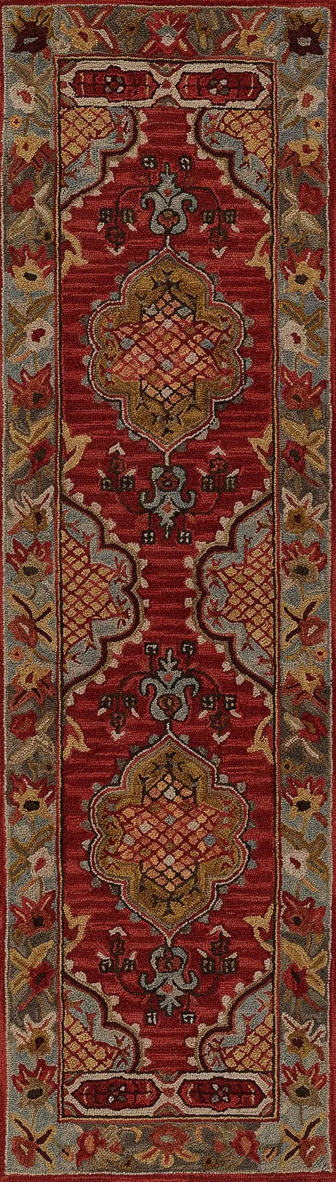 Tangier TAN-21 Red Rug - Baconco