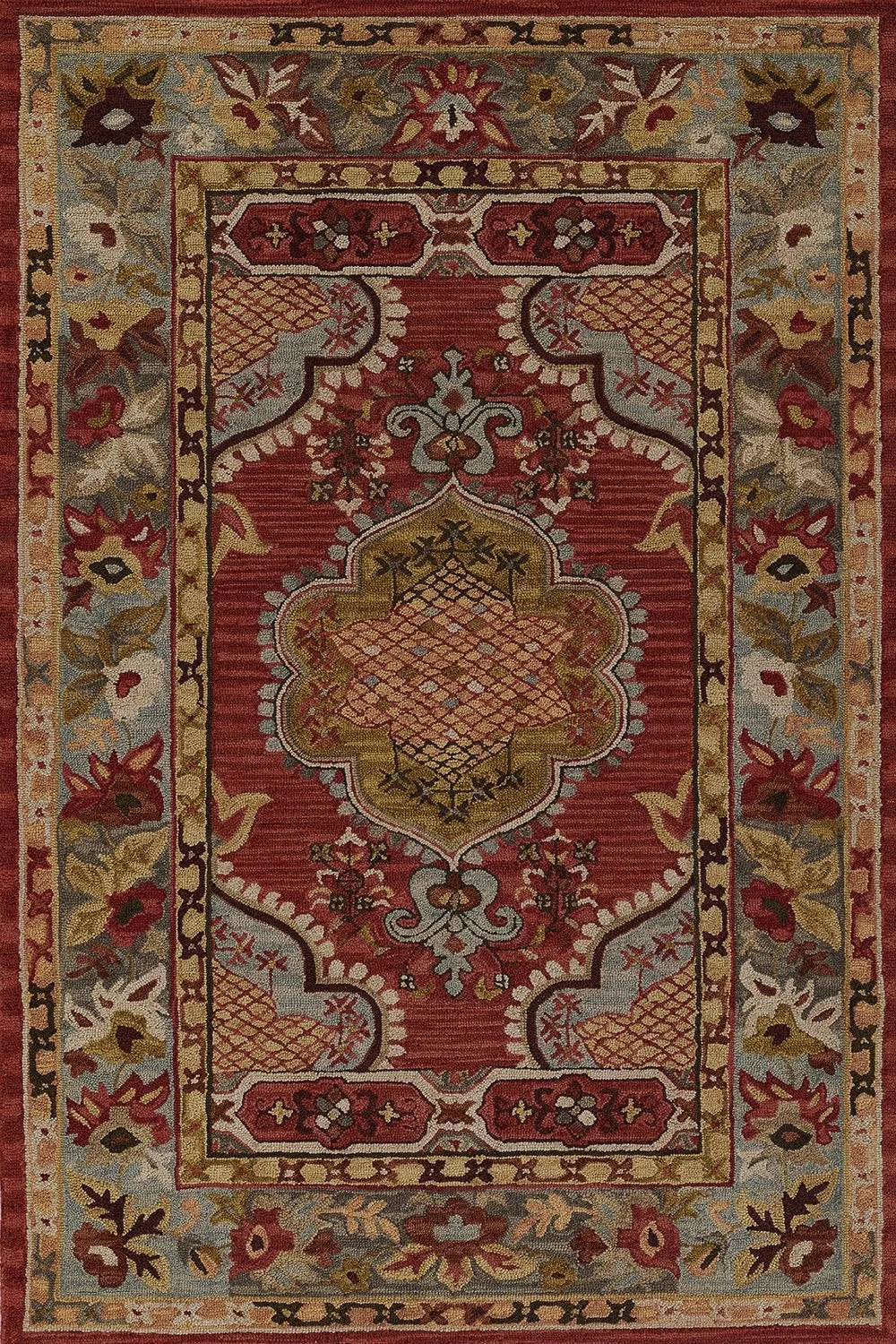 Tangier TAN-21 Red Rug - Baconco