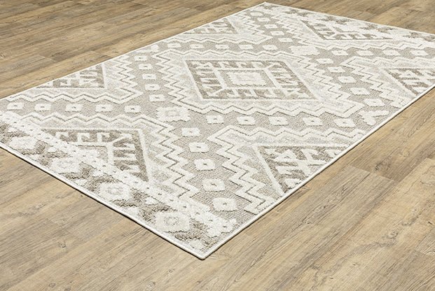 Tangier TAN03 Grey Rug - Baconco