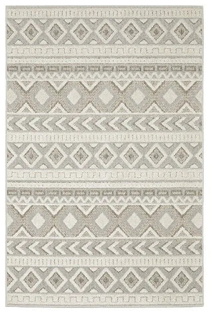 Tangier TAN06 Grey/Ivory Rug - Baconco