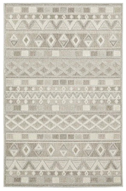 Tangier TAN09 Grey/Brown Rug - Baconco